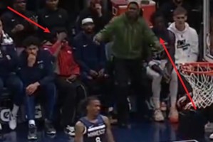 开云APP-戈贝尔筐底放篮不进！场边麦丹无奈捂脸&amp;华子直接站起无语摊手